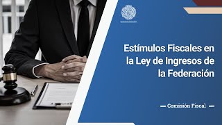 Estímulos Fiscales en la Ley de Ingresos de la Federación [upl. by Ztnarf141]