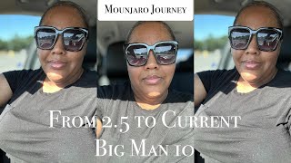 MOUNJARO JOURNEY  FROM 25 to CURRENT BIG MAN 10 MG  SIDE EFFECTS  WEIGHTLOSS  LIFE OF VIVI [upl. by Martel832]