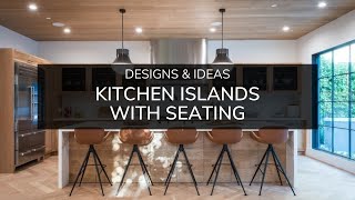 25 Kitchen Islands With Seating  Designs amp Ideas [upl. by Anaic]