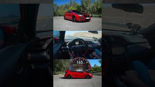 STOCK 320 HP Honda Civic TypeR  Exhaust Sound  100200 kmh Acceleration [upl. by Gunther330]