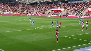 Birmingham City V Rotherham Away 2024  Willumsson Header Chance [upl. by Enerod401]