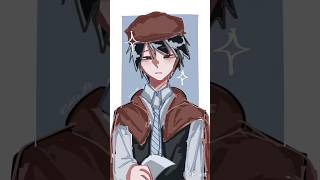 Speed drawing Ranpo edogawa from BSD✨BSD anime drawing [upl. by Malcom60]