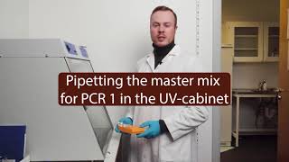 Episode 4  quotPipetting the master mix for PCR 1 in the UVcabinetquot [upl. by Ahar]