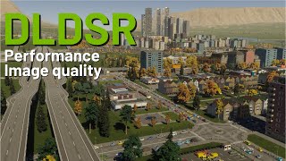 Resolution comparison  1080p  1440p  1920p DLDSR  Cities Skylines 2 [upl. by Bevis]