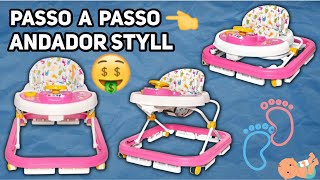 Andador Styl Baby Como montar passo a passo [upl. by Damon339]