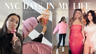 VLOG days in my life in NYC my face crisis lol dissolving my filler  GOTG NYC prepSHOW [upl. by Binette]