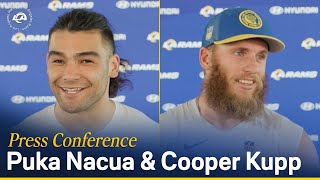 Puka Nacua amp Cooper Kupp On Returning From Injury Preparation In A Short Week amp Fixing Slow Starts [upl. by Naihtsirc]