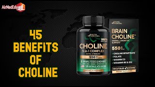 45 Benefits of Choline [upl. by Krilov]