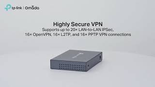 Omada Gigabit VPN Router TP Link ER605 [upl. by Merth]