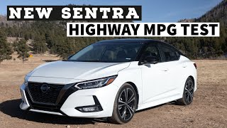 The 2020 Nissan Sentra Surprises Us In Our 70mph Highway MPG Test [upl. by Mcroberts420]