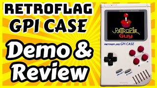 RetroFlag GPI Case Handheld Video Game Console  Demo amp Review  RetroPie Guy Product Review [upl. by Ellehcem]