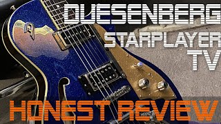 First Look amp Honest Review Duesenberg Starplayer TV  Blue Sparkle  UNBELIEVABLE GUITAR 55 [upl. by Caldera]