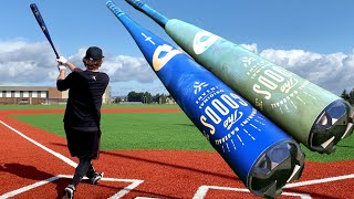 DeMarini THE GOODS 1Piece vs 2Piece  BBCOR Baseball Bat Review [upl. by Wieche]