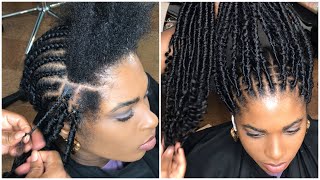 Less than 2hrs Fast distressed Locs technique  Long faux locs for beginners  Outre hair [upl. by Atnoid961]