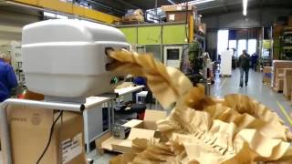 STOROpack PAPERplus Papillon Paper Packaging System void fill [upl. by Darrick]