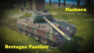 Bretagne Panther ● Nashorn  WoT Blitz UZ Gaming [upl. by Einomrah532]