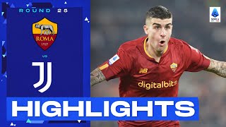 RomaJuventus 10  Roma edge Juve at the Olimpico Goal amp Highlights  Serie A 202223 [upl. by Yursa]