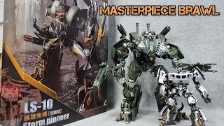 Storm Pioneer LS10 MPM KO Transformers Masterpiece oversized Studio series 12 Brawl Black Mamba [upl. by Leamiba]