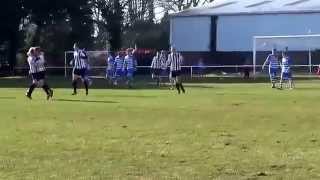 Chepstow Town V Risca United highlights 7th March 2015 edited [upl. by Leerzej]