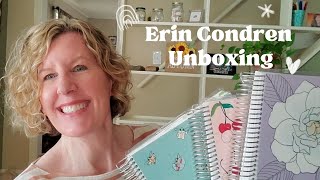 Erin Condren Unboxing  My new monthly planner is here for 2024 [upl. by Nuawd]