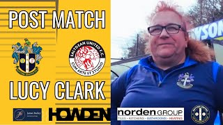 POST MATCH Lucy Clark Sutton United Women 0 Saltdean United Women 5 070424 LSERWFL [upl. by Selokcin]