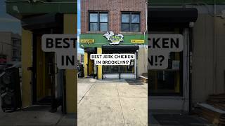 Trying the best Jerk chicken in Brooklyn 🤯🔥 jerkchicken nyc food [upl. by Atinaw]