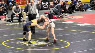 Bo Bassett wrestles for PIAA state championship [upl. by Ayanad]