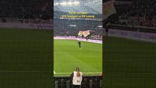 Flitzer bei Spiel VFB Stuttgart vs RB Leipzig [upl. by Elvia673]