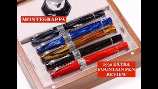 Montegrappa 1930 Extra Collection Review [upl. by Aninep]