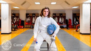 En Garde Max Dolmetsch ’25 on Cornell Men’s Fencing [upl. by Ilrahc]