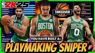 NEW NBA2K25 BEST ISO POWER FORWARD META BUILD  RARE JAYSON TATUM BUILD IN NBA2k25 MUST TRY [upl. by Lail]