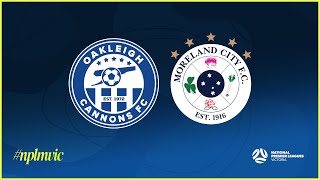 2024 NPLMVIC Round 12 Oakleigh Cannons FC v Moreland City FC [upl. by Janek]