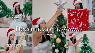 DECORAÇÃO DE NATAL 2024 🎄✨  Comprinhas de natal novo tapete  montando árvore de natal [upl. by Llednil]