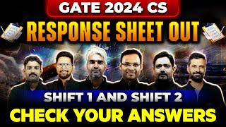 GATE Response Sheet 2024 CSE  All Shift  How to Check Your Answer  How To Download Response Sheet [upl. by Venetis]