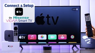 How To Connect Apple 4K TV Box To Hisense VIDAA TV [upl. by Elleivad455]