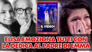 Elisa canta “ Hallelujah ” ed emoziona tutti con la dedica al padre di Emma Marrone [upl. by Eicram799]