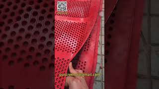 Manufacture polyurethane screen mesh and rubber screens miningscreen miningtechnology [upl. by Ladiv844]