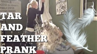 TAR AND FEATHER PRANK  Top Girlfriend and Boyfriend Pranks [upl. by Amsirhc]