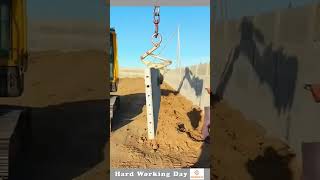 Concrete Slab Wall Construction Process [upl. by Yahiya635]