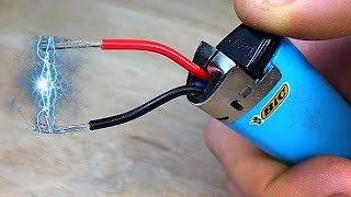 how to make a electric lighter at home [upl. by Arukas63]