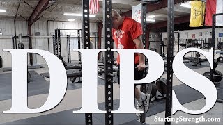 How to do Dips with Mark Rippetoe [upl. by Briggs313]