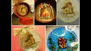 Addobbi natalizi Tutorial DIY Pasta modellabile Fai da te Neve finta DIY [upl. by Goddard788]