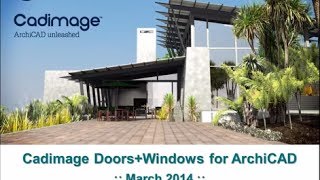 Cadimage Webinar DoorsWindows full edit [upl. by Teeter]