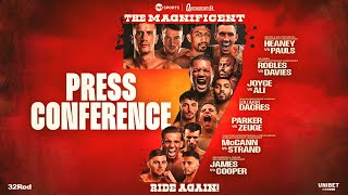 LIVE PRESS CONFERENCE The Magnificent 7 Ball Bentley Heaney Essuman Davies Rankin amp More [upl. by Giuditta]