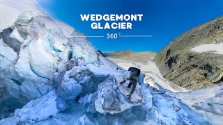 Wedgemont Glacier 360 Wedgemount Lake Campground [upl. by Werby]