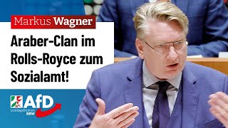 AraberClan im RollsRoyce zum Sozialamt – Markus Wagner AfD [upl. by Connie126]