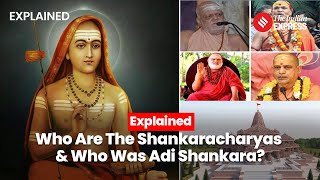 Explained Who Are The Shankaracharyas And Who Was Adi Shankara  Ram Mandir  Ayodhya [upl. by Lowenstein]