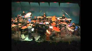 Percussion Symphony Movement III by Charles Wuorinen  Peter Jarvis Conductor [upl. by Miriam]