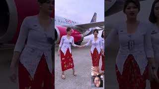 Kantic batic indonesia plane shortvideos [upl. by Sacken]