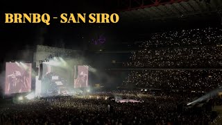 BRNBQ  LIVE SAN SIRO  CONCERTI SFERA EBBASTA [upl. by Ahseyd]